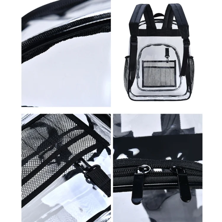 TBD06036489_B3.webp PVC Transparent Waterproof Backpack Student School Bag - Image 4