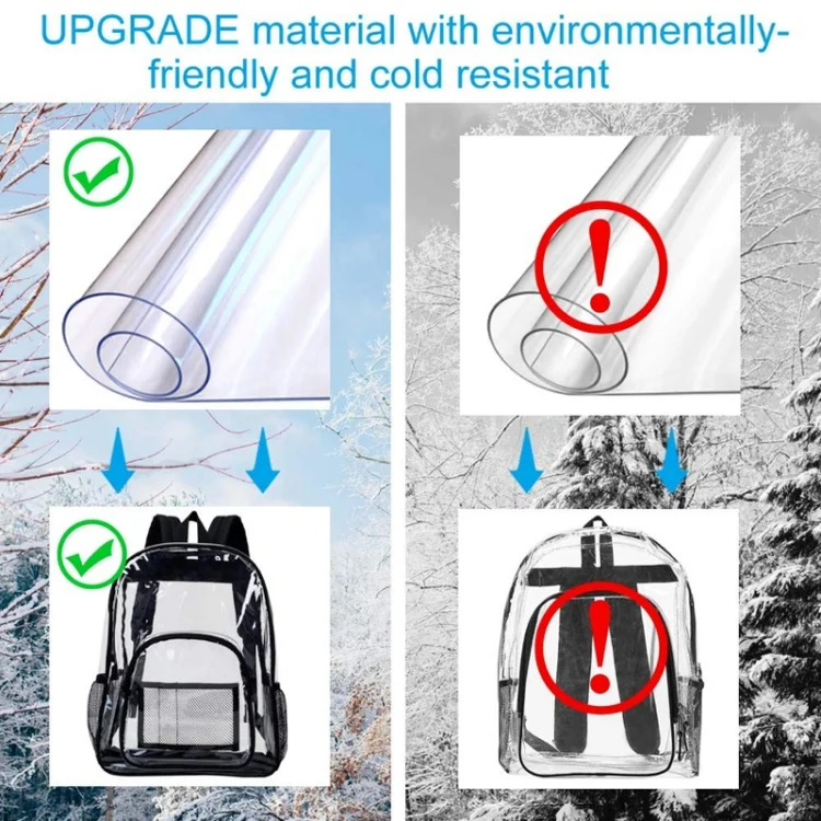 TBD06036489_B4.webp PVC Transparent Waterproof Backpack Student School Bag - Image 5