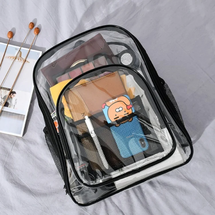 TBD06036489_B5.webp PVC Transparent Waterproof Backpack Student School Bag - Image 6