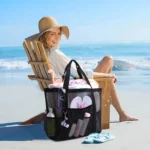 Large Capacity Mesh Swimming Tote Beach Bag - Image 8