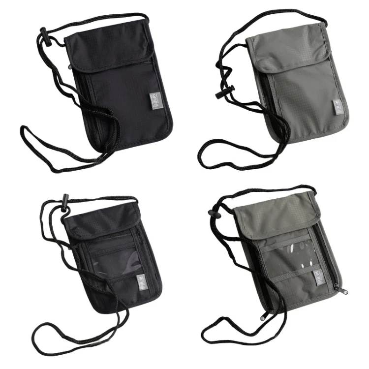 TBD06036496_B1.webp Anti-RFID Document Bag Card Radiation-proof Hanging Neck Chest Bag - Image 2
