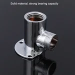With Base Top Spray Rod Shower Tube Stainless Steel Shower Outlet Pipe Elbow - Image 4