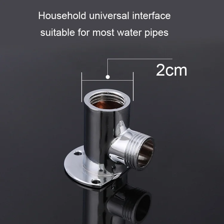 TBD06036506_B4.webp With Base Top Spray Rod Shower Tube Stainless Steel Shower Outlet Pipe Elbow - Image 5