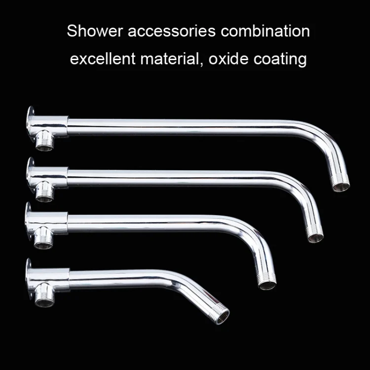 TBD06036506_B5.webp With Base Top Spray Rod Shower Tube Stainless Steel Shower Outlet Pipe Elbow - Image 6