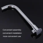 With Base Top Spray Rod Shower Tube Stainless Steel Shower Outlet Pipe Elbow - Image 9