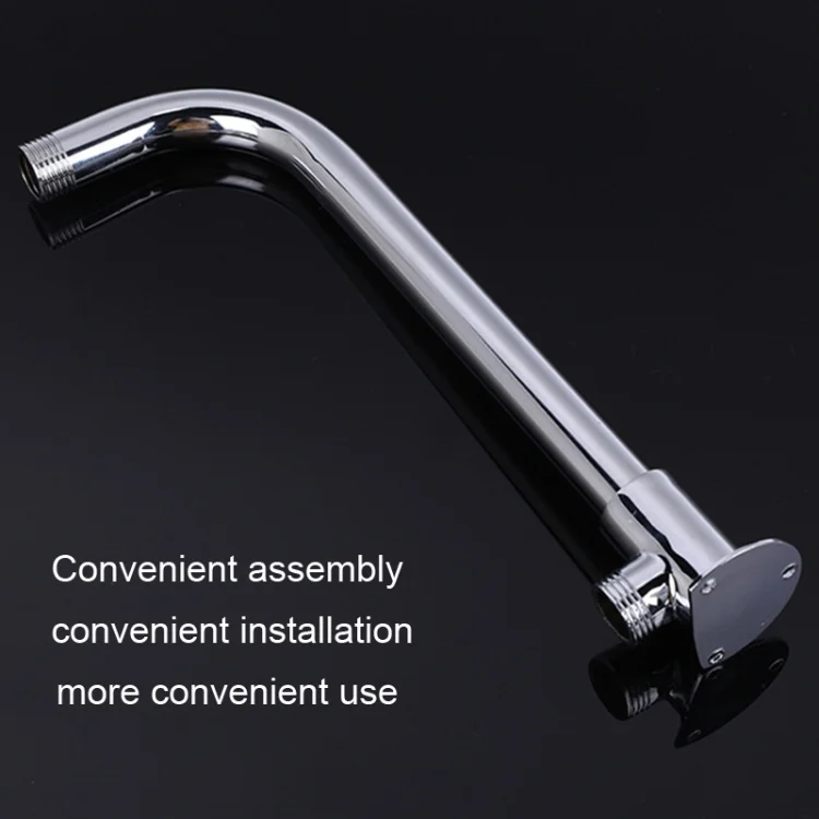 TBD06036506_B8.webp With Base Top Spray Rod Shower Tube Stainless Steel Shower Outlet Pipe Elbow - Image 9