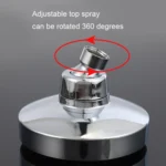 AL-63 4 inch Hotel Showerhead Overhead Spray Plastic Bathroom Rooftop Nozzle - Image 4