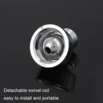 AL-63 4 inch Hotel Showerhead Overhead Spray Plastic Bathroom Rooftop Nozzle - Image 6