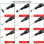 70pcs/set Mini Electric Speed Adjustable Engraving Pen Micro Electric Drill - Image 9