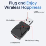 M137 5 in 1 Car USB Bluetooth 5.2 Receiver Transmitter - Image 3