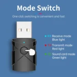 M137 5 in 1 Car USB Bluetooth 5.2 Receiver Transmitter - Image 8