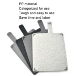 Square PP Plastic Vegetable Board 4-color Raw Cooked Classification Baby Supplementary Vegetable Board - Image 2