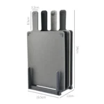 Square PP Plastic Vegetable Board 4-color Raw Cooked Classification Baby Supplementary Vegetable Board - Image 5