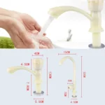 Plastic Kitchen Single Cold Sink Faucet Vertical Faucet - Image 7