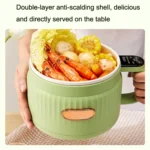 MC12B Small Multi-Functional Home Dormitory Instant Noodles Cooking Pot Non-Stick Electric Hot Pot US Plug - Image 5