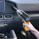 5 In 1 60W  Double Motor Car Vacuum Cleaner With Blowing Air Pump Pressure Measuring Lighting Function - Image 10