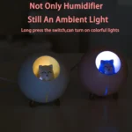 WT-TX5 USB Humidifier Mini Planet Cat Desktop Purifier - Image 9