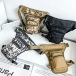 Outdoor Motorcycle Riding Waist And Leg Bag Man Multi Compartment Waist Pack - Image 2