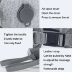 Portable Cervical Massager Inflatable Hot Compress Airbag U Pillow - Image 6