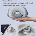 Portable Cervical Massager Inflatable Hot Compress Airbag U Pillow - Image 7