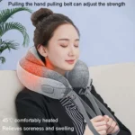 Portable Cervical Massager Inflatable Hot Compress Airbag U Pillow - Image 8