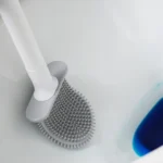 Soft Rubber Toilet Brush Clamp No Dead Space Cleaning Brush - Image 12