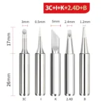 900M-T Internal Heating Soldering Iron Tip for 936 Sleeve Casing - Image 6