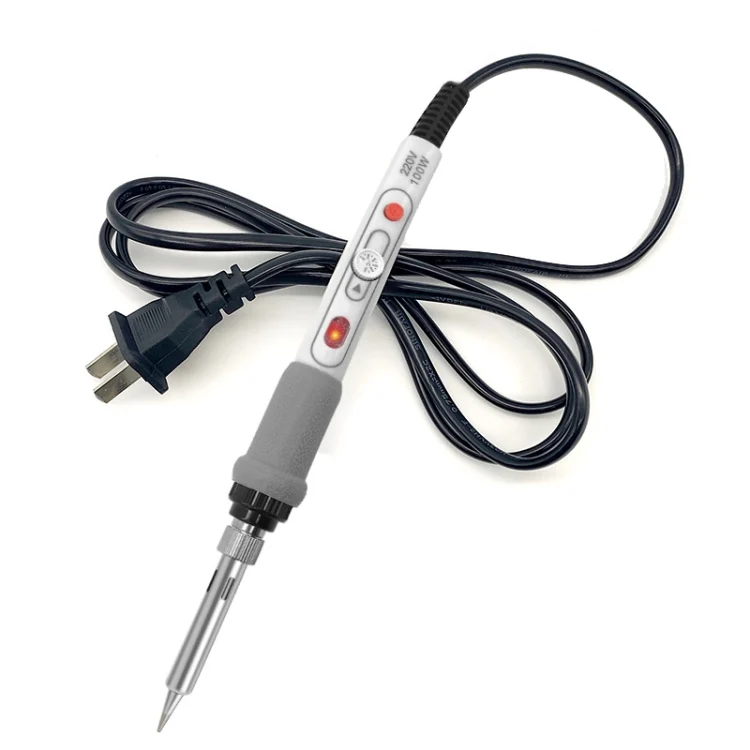 100W 220V High-power Electric Soldering Iron Adjustable Temperature Soldering Tool US Plug