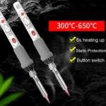 100W 220V High-power Electric Soldering Iron Adjustable Temperature Soldering Tool US Plug - Image 2