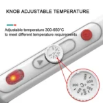 100W 220V High-power Electric Soldering Iron Adjustable Temperature Soldering Tool US Plug - Image 5