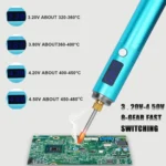 BS45 17-25W Wireless Soldering Iron with Adjustable Temperature LED Digital Display - Image 6