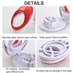 3-in-1 Kitchen Egg Slicer for Strawberry, Mushroom, Bananas , and Other Soft Fruit - Image 5