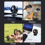 F611 Rotatable Multi-angle Air Supply Car Silent Fan - Image 9