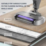 XM001 Smart Wireless Electric Vacuum Cleaner Sweeping and Mopping Integrated Floor Washer - Image 8