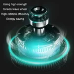 Portable Mini Turbo Switch Three-Speed Timing Washing Machine - Image 7