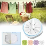 Portable Mini Turbo Switch Three-Speed Timing Washing Machine - Image 10