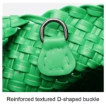 B988 PU Leather Hand-woven Handbag 2 in 1 Single-shoulder Messenger Bag - Image 7