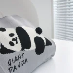 Spring and Summer Giant Panda Knitted Bag Large Capacity Cartoon Vest Style Handbag - Image 5