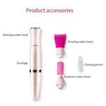 SONAX PRO SN-8855 3 In 1 Shaver Lady Electric Hair Removal Instrument - Image 2