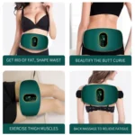 Magnet Massage Belt Abdominal Vibration Fat Removal Machine - Image 3