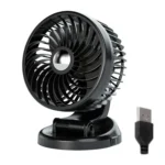 F612 5W Car Rotatable Turntable Silent Fan