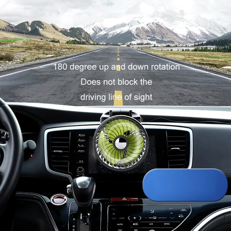 TBD06036776_B7.webp F612 5W Car Rotatable Turntable Silent Fan - Image 8