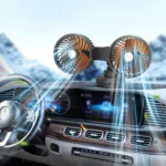 F6026 Large Suction Cup Vehicle-Mounted Double-Head Fan - Image 8