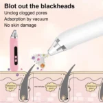 Blackhead Remover Vacuum Pore Cleaner Facial Deep Cleaning Beauty Tools - Image 4
