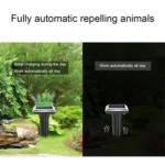 SJZ038 Outdoor Waterproof Solar Ultrasonic Rat Repeller Ultrasonic Animal Repeller - Image 5