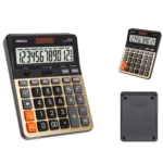 OSALO OS-3TV 12-digit LCD Screen Solar Dual Power Supply Desktop Calculator - Image 4