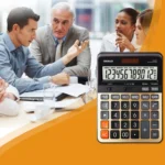 OSALO OS-3TV 12-digit LCD Screen Solar Dual Power Supply Desktop Calculator - Image 7