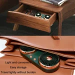 F304 Double-head Hose Built-in Lithium Battery USB Car Fan - Image 8