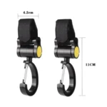 2pcs Universal Baby Stroller Hooks Accessories 360 Degree Sticky Hooks - Image 2