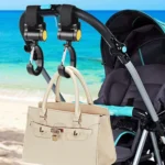 2pcs Universal Baby Stroller Hooks Accessories 360 Degree Sticky Hooks - Image 8